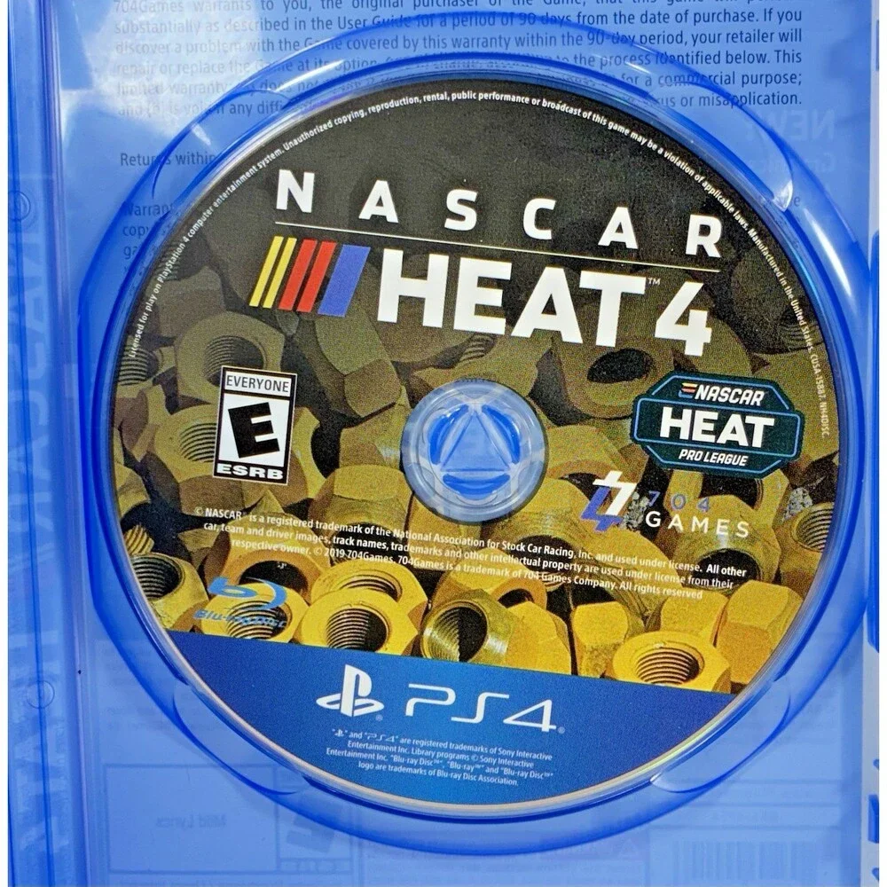 NASCAR Heat 4 Sony PlayStation 4 Tested 704 Games 2019